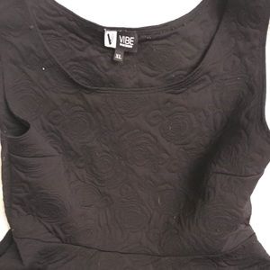 Casual black dress